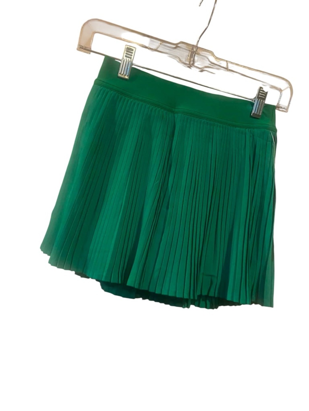 NWT Lululemon repleat skirt RACEWAY GREEN Size 2 - Picture 2 of 4